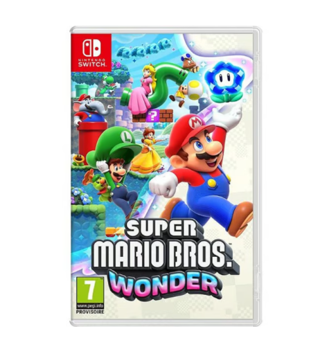 Switch OLED Blanche 64 Go & Super Mario Bros Wonder