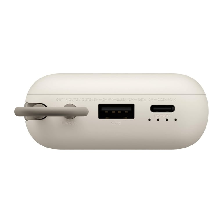 Xiaomi Power Bank 10000mAh Câble intégré Sable 10000mAh - vue 5