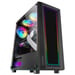 Mars Gaming MC-ART Negro, Caja PC Gaming ATX, Doble Cristal Templado Dibujable, ARGB 12 Modos, Ventilador 12cm