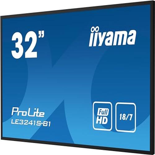 IIYAMA LFD 32 dalle IPS 16:9 1920x1080 187 350 cdm² 8ms 1xVGA 3xHDMI RJ45 RS232C VESA 200x200 Paysage Mediaplayer Neuf - vue 2