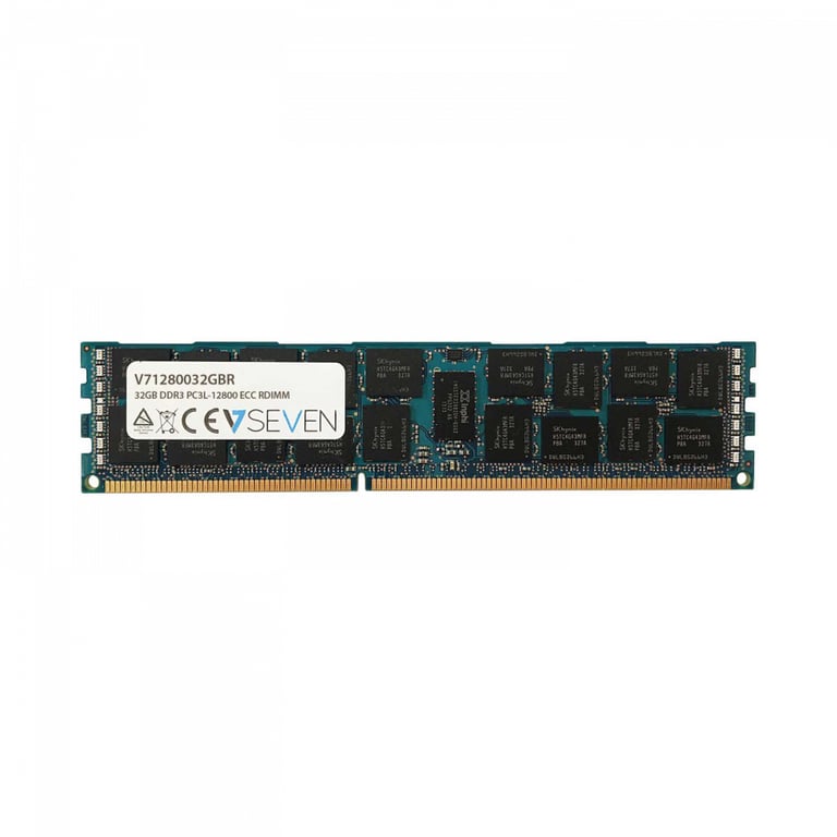 V7 DDR3 PC3 12800 1600mhz SERVER ECC REG Server Module de mémoire V71280032GBR Neuf