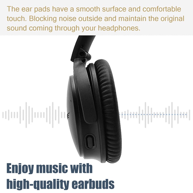 Coussinets de Remplacement pour Casque Bose QC – Confort en Cuir Synthétique - vue 8