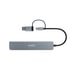 Urban Factory MHC70UF base para portátil y replicador de puertos Alámbrico USB 3.2 Gen 1 (3.1 Gen 1) Type-A + Type-C Gris