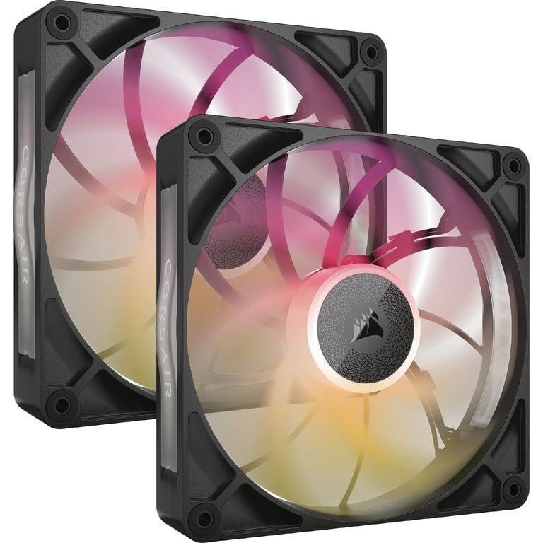 Corsair iCUE LINK RX140 MAX RGB Boitier PC Ventilateur 14 cm Noir 2 pièce(s) - Neuf