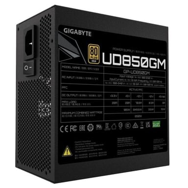 Gigabyte UD850GM - 850 W - 80 Plus Gold - Modulaire