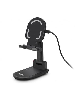 Urban Factory Powee Soporte pasivo Teléfono móvil/smartphone Negro, Gris