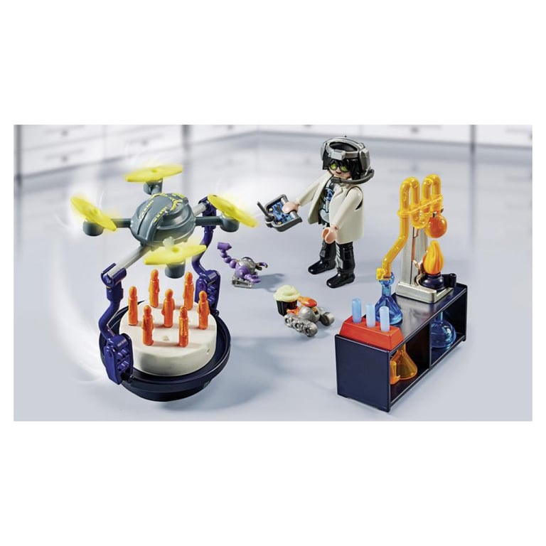 Chercheur avec robots - vue 2