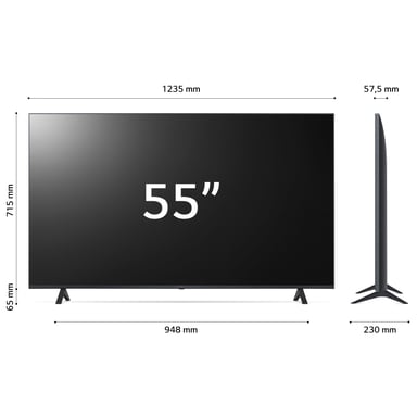 LG UHD 55UR78006LK.API 139,7 cm (55'') 4K Ultra HD Smart TV Wifi Nero