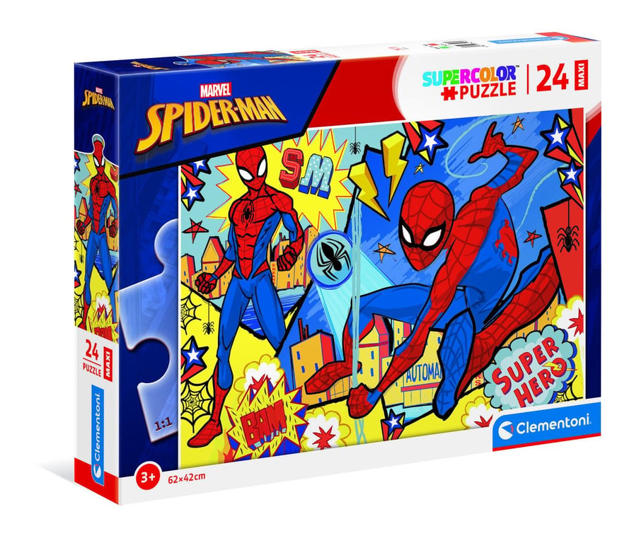 Clementoni Puzzle Maxi 24 pièces Marvel Spiderman - vue 8