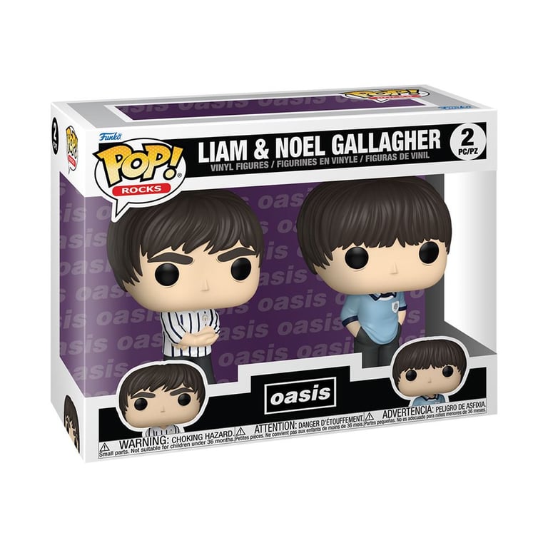 Figurine Funko Pop Rocks Oasis S2 Liam & Noel Gallagher - vue 3