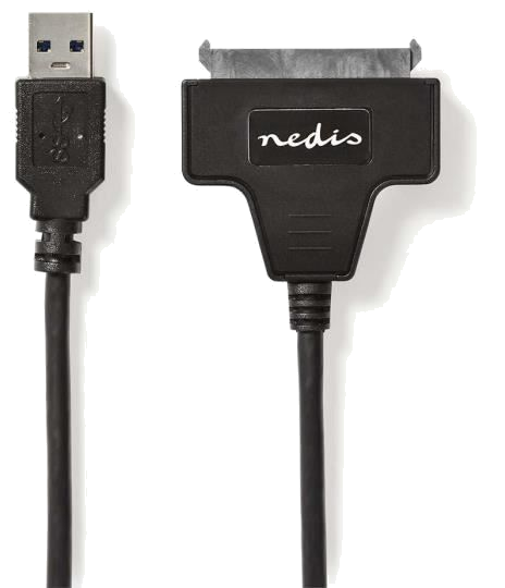 NEDIS Adaptateur pour Disque Dur - USB 3.0 - SATA - pour les disques durs 2,5 (USARU3100BK)