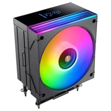 Mars Gaming Mcpu-lcd Dissipatore Cpu 300w Tdp 6x Heatpipes Ventola Argb 120mm Schermo Lcd Nero