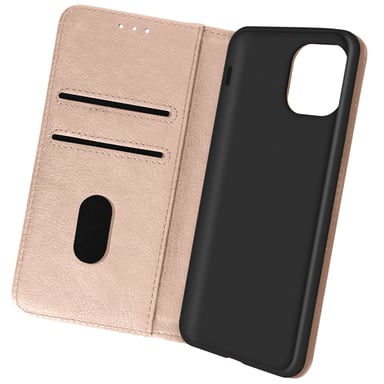 Funda para Apple iPhone 13 Tarjetero Soporte Vídeo Champán
