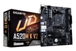 GIGABYTE Placa base A520M K V2 - Compatible con CPUs AMD Ryzen serie 5000 AM4, hasta 5100MHz DDR4 (OC), PCIe Gen3 x4 M.2, LAN GbE, USB 3.2 Gen 1