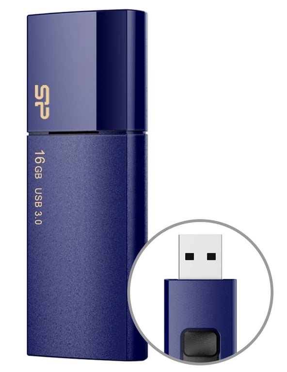 Silicon Power Blaze B05 lecteur USB flash 16 Go USB Type-A 3.2 Gen 1 (3.1 Gen 1) Bleu - Neuf