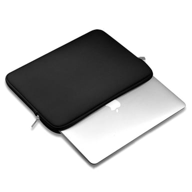EVETANE Housse de protection zippé noir compatible MacBook Air / Macbook Pro 13