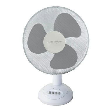 Ventilateur de bureau Esperanza EHF003WE 30 cm Blanc et gris