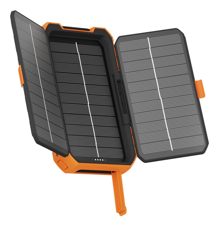 Powerbank XTORM Rugged Solar 10000mAh 3 sorties Charge rapide Panneau solaire - vue 2