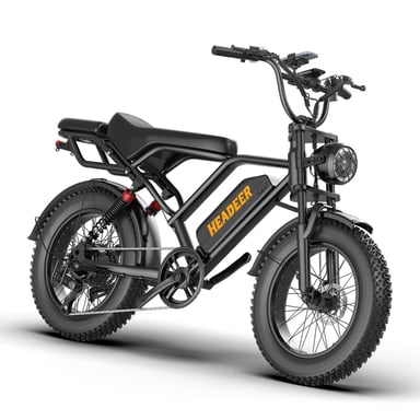 Bicicleta eléctrica todoterreno Headeer BK20, batería de 48 V y 15 Ah, suspensión completa