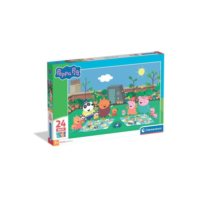Puzzle 24 pièces Maxi : Peppa Pig Clementoni Puzzles - vue 1
