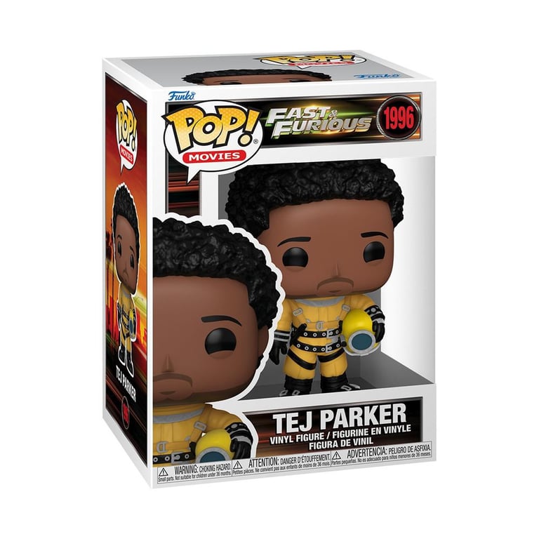 Figurine Funko Pop Movies Fast & Furious Tej Parker - vue 3