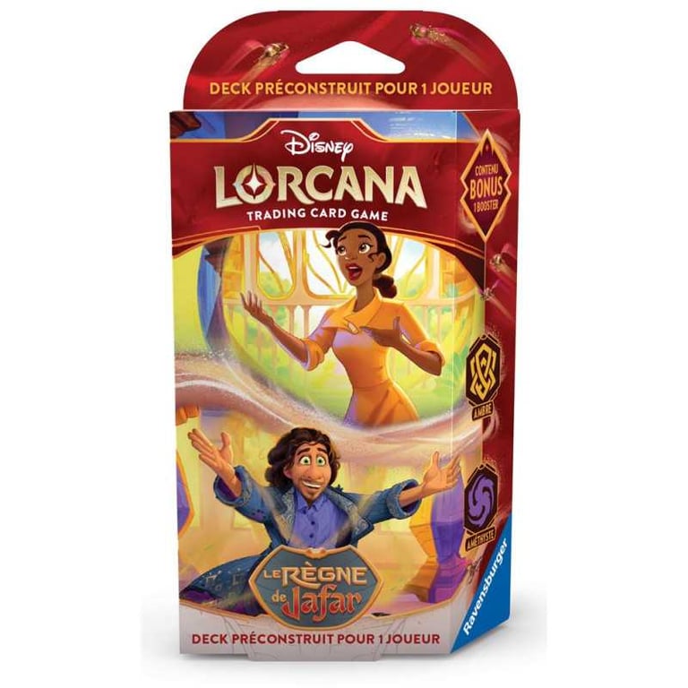 Carte à collectionner Lorcana Ravensburger Disney Deck préconstruit 1 joueur Le Règne de Jafar Tiana & Bruno - vue 2