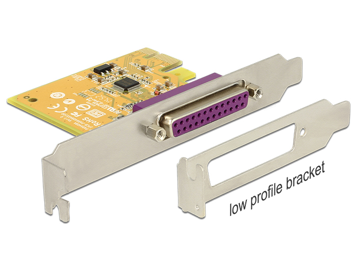 DeLock Carte Contrôleur PCI Express vers 1 port parallèle