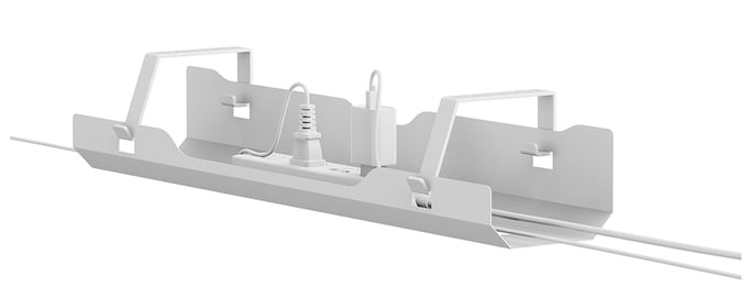 Neomounts ADS07-122WH Vassoio portacavi - fissaggio a vite - universale