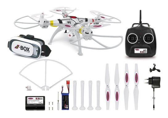 Jamara 422035 dron con cámara 4 rotores Cuadricóptero Blanco