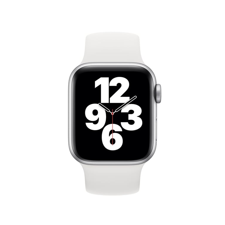 Apple MYNQ2ZM/A accessoire intelligent à porter sur soi Bande Blanc Silicone - Neuf