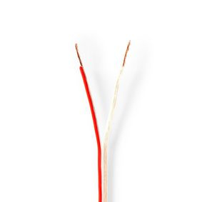 Nedis CABR0750TR1000 câble audio 100 m Transparent - Neuf