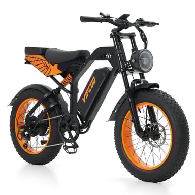 Bici elettrica VIPCOO VM6 All-Terrain con batteria rimovibile da 48 V 18,2 Ah