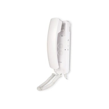 Interfono audio cableado SCS Sentinel AudioCom 2 hilos 100 m 16 melodías IP55 Blanco