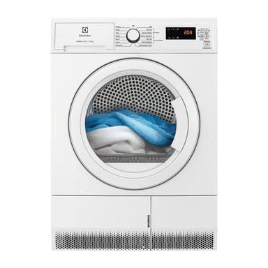 Seche-linge pompe a chaleur ELECTROLUX EDH1281UC - 8 kg - L60cm - Classe A++ - Blanc