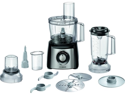 Robot multifonction Bosch MultiTalent 3 Plus MCM3PM386 900 W 2,3 L noir avec 1 L blender et plus de 50 fonctions