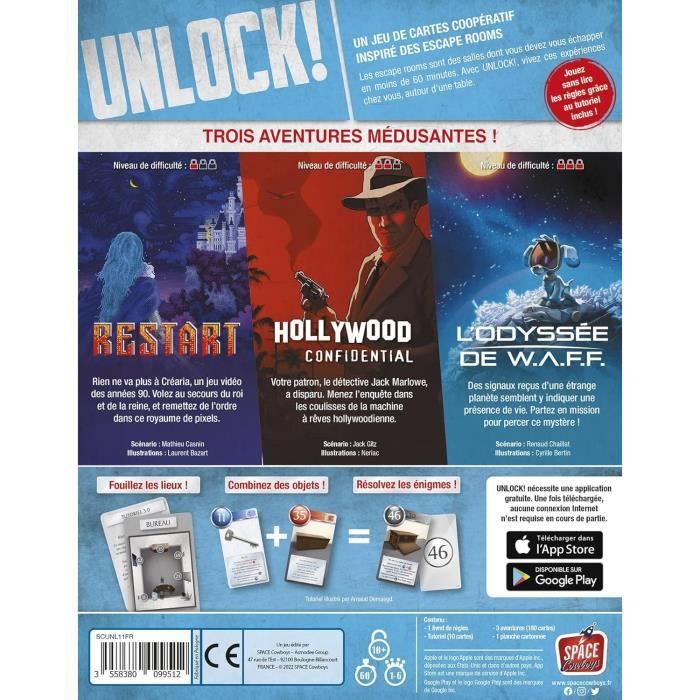 Unlock! Extraordinary Adventures Asmodee - vue 6