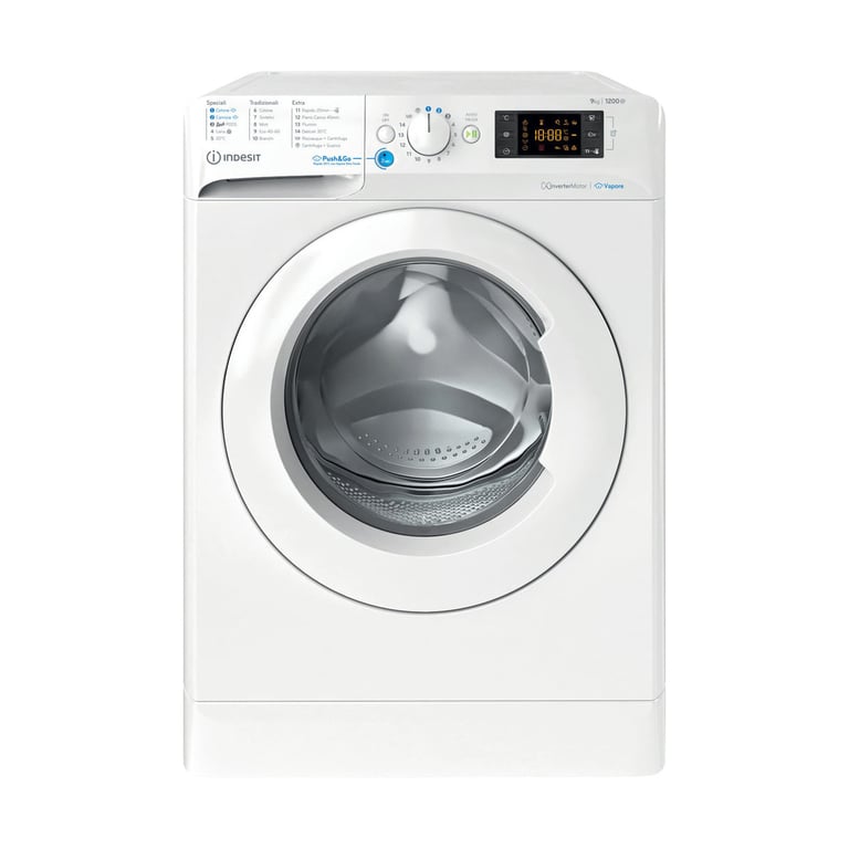 Indesit BWE 91296X WV IT machine à laver Charge avant 9 kg 1200 tr/min Blanc - Neuf