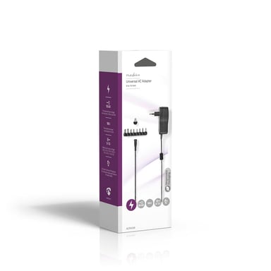Nedis ACPA109 adaptateur de puissance & onduleur Intérieur & extérieur 18 W Noir