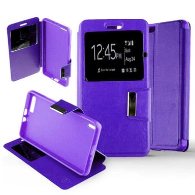 Etui Folio Violet compatible Huawei Honor 6 Plus