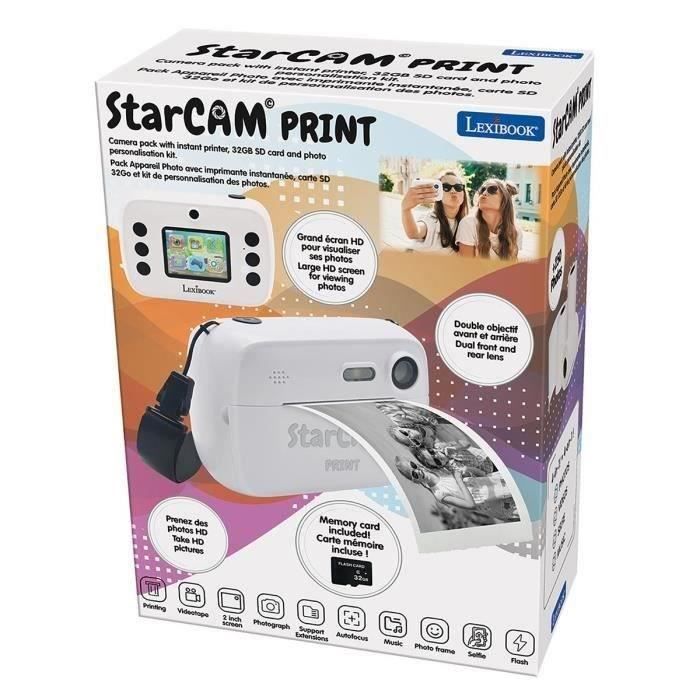 Starcam Print appareil photo numérique HD avec imprimante instantanée Stitch - vue 9