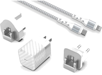 Power Delivery Charger - 20W - MFI cable included - EU / UK / US