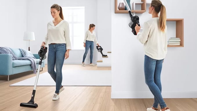 Bosch Serie 6 BBS611BSC aspiradora de mano Negro Bolsa para el polvo