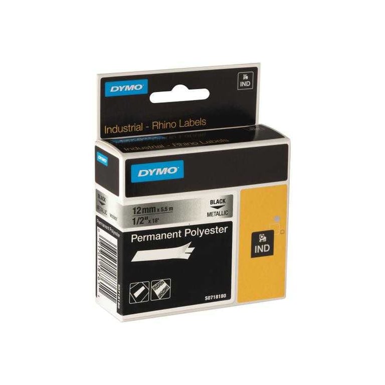Étiquettes industrielles permanentes polyester DYMO Rhino 19 mm x 5 5 résistantes - vue 2