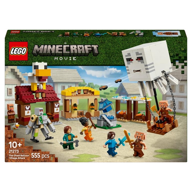 LEGO Minecraft 21273 : Les Ghasts attaquent le village - Neuf