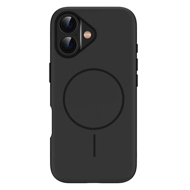 imoshion Coque arrière Color avec Thin MagSafe Ring pour Apple iPhone 16 - Noir