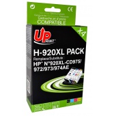 Pack UPrint 4 cartouches compatible HP 920XL Neuf
