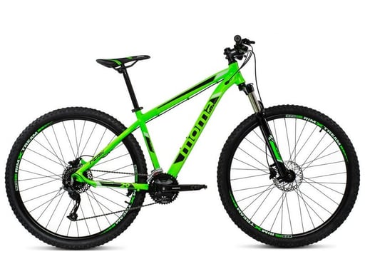 Bicicleta Montaña PEAK 29'' Aluminio, SHIMANO Altus 27v, Frenos de Disco Hidraulicos, Susp. Delantera con bloqueo