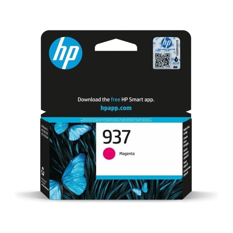 HP 937 Cartouche d'encre Magenta authentique (4S6W3NE) pour HP OfficeJet Pro 9110/9120/9130/9720/9730 - Neuf