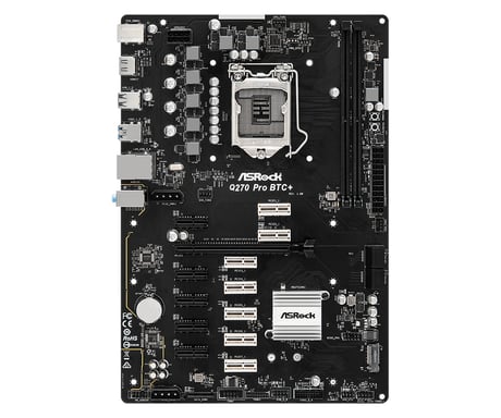 Asrock Q270 Pro BTC+ Intel® Q270 LGA 1151 (Slot H4) ATX