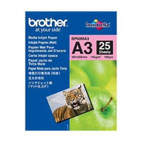 Papier pour imprimante Brother BP60MA3 A3 25 feuilles 145 gm² - vue 2